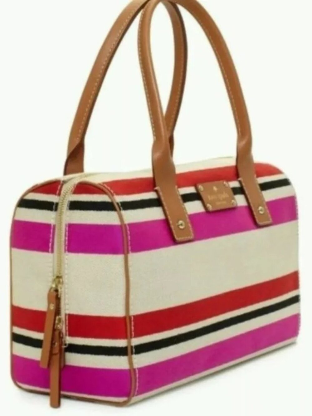 Kate Spade Colorful Stripe Satchel Purse